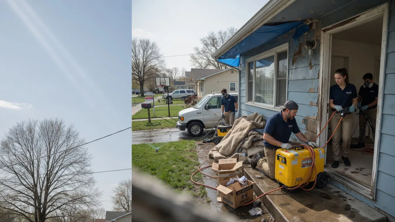 Basement Flood Cleanup in Oldham, SD near me
